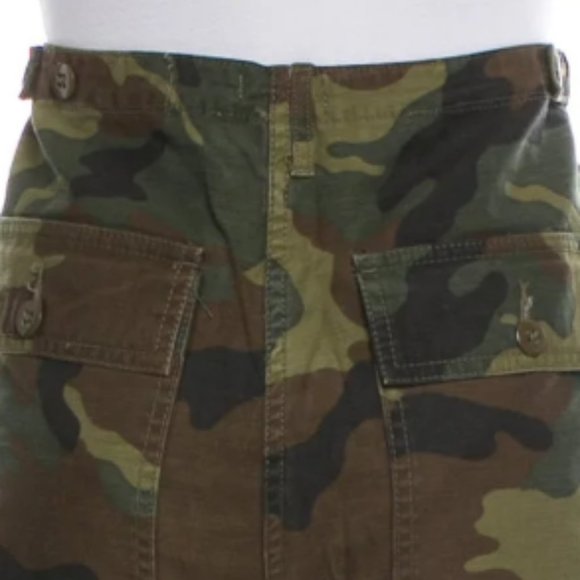 R13 Camouflage Print Straight Leg Pants - Picture 4 of 4